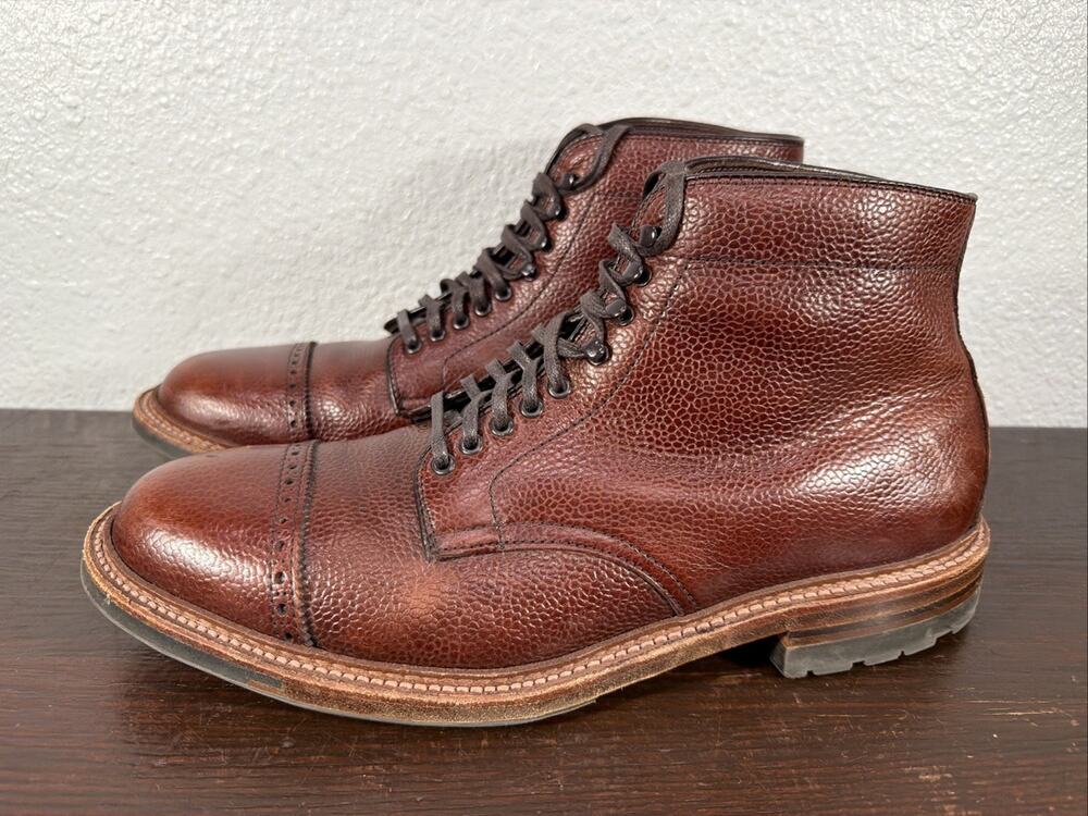 Brogue Alden D7812HC Jumper Boot Brown Scotch Grain Barrie Last Men’s Size 9 B